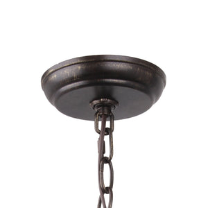 Luna 4 Light Bronze & Gold Sphere Mini Chandelier
