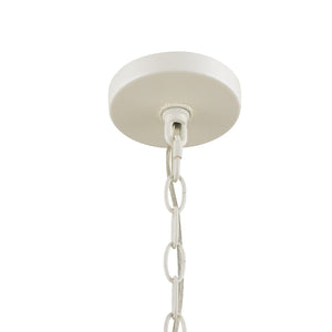 Luna 4 Light White & Gold Sphere Mini Chandelier