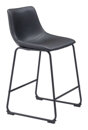 Smart Counter Chair (Set of 2) Black