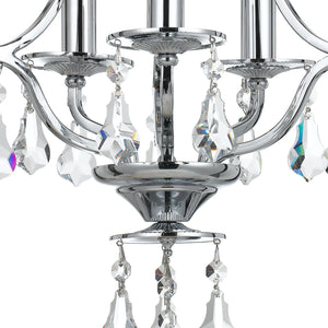 Cedar 3 Light Polished Chrome Mini Chandelier
