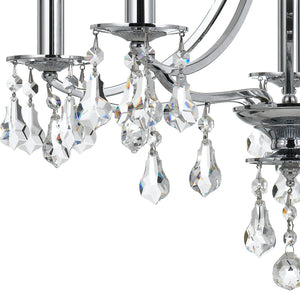 Cedar 5 Light Polished Chrome Mini Chandelier