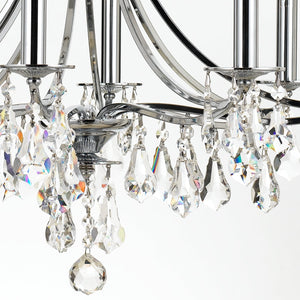 Cedar 8 Light Polished Chrome Chandelier