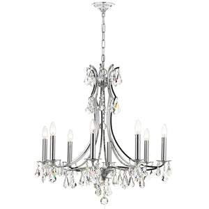 Cedar 8 Light Polished Chrome Chandelier