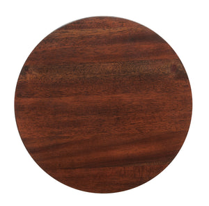 Sasha Walnut Drinks Table - Dark Walnut