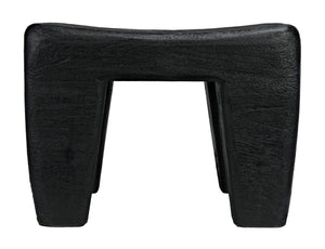 Sumo Stool, Black Burnt