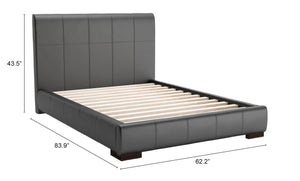 Amelie Black Bed-Full