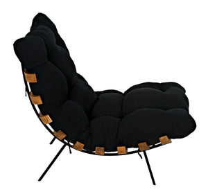Hanzo Chair with Metal Legs, Teak