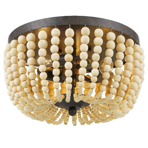 Rylee 3 Light Matte Black Ceiling Mount