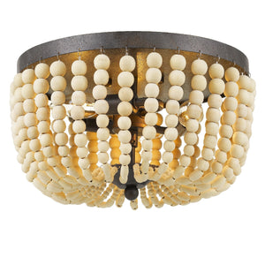 Rylee 3 Light Matte Black Ceiling Mount