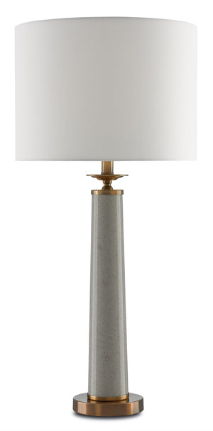 Currey and Company Rhyme Gray Table Lamp