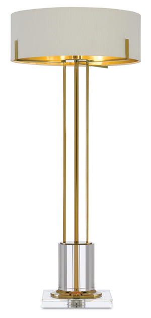 Currey and Company Winsland Brass Table Lamp