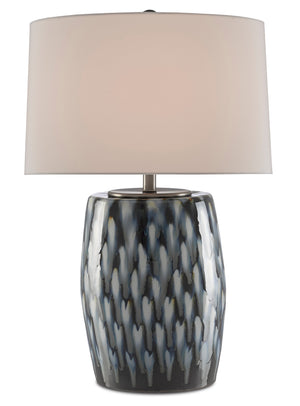 Currey and Company Milner Blue Table Lamp