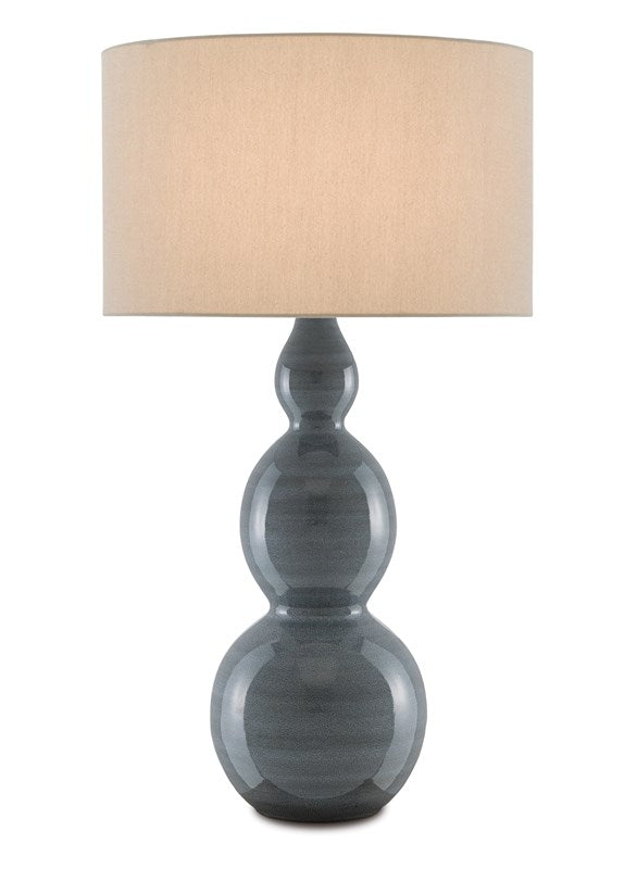 Currey and Company Cymbeline  Steel Blue Table Lamp