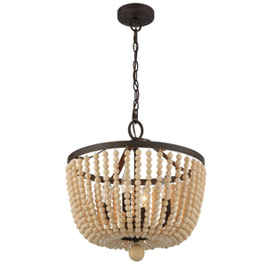 Rylee 4 Light Forged Bronze Chandelier