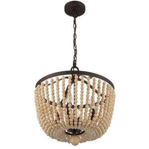 Rylee 4 Light Forged Bronze Chandelier