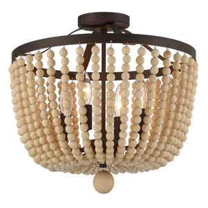 Rylee 4 Light Forged Bronze Ceiling Mount