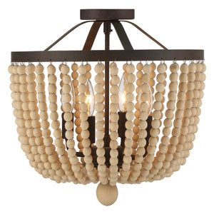 Rylee 4 Light Forged Bronze Ceiling Mount