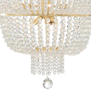 Rylee 8 Light Matte Black Chandelier