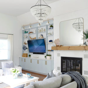 Rylee 8 Light Matte Black Chandelier
