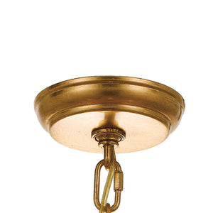 Perla 5 Light Antique Gold Chandelier