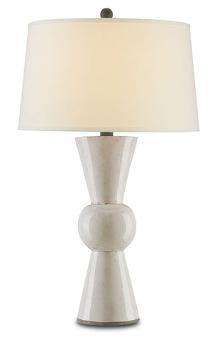 Currey and Company Upbeat White Table Lamp