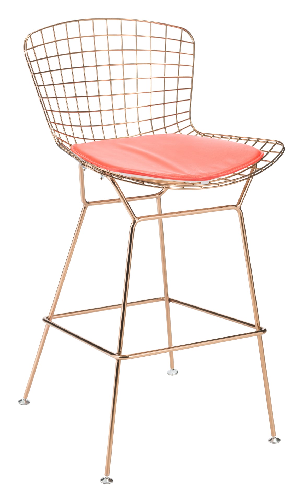 Wire Mesh Cushion- Red