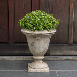 Antico Terra Cotta Pedestal Urn Planter