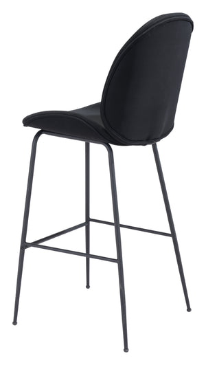 Miles Bar Chair Black