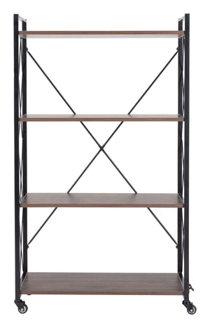 Romania Shelf Walnut & Black