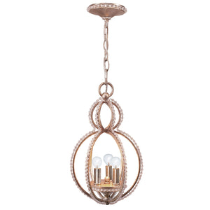 Garland 3 Light Crystal Bead Mini Chandelier