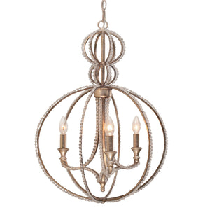Garland 3 Light Distressed Twilight Mini Chandelier