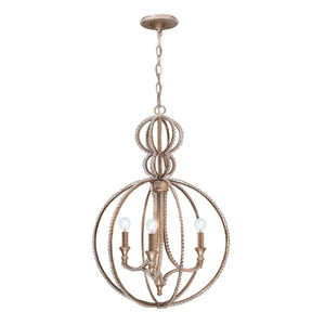 Garland 3 Light Distressed Twilight Mini Chandelier