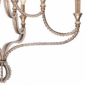 Garland 8 Light Crystal Bead Chandelier