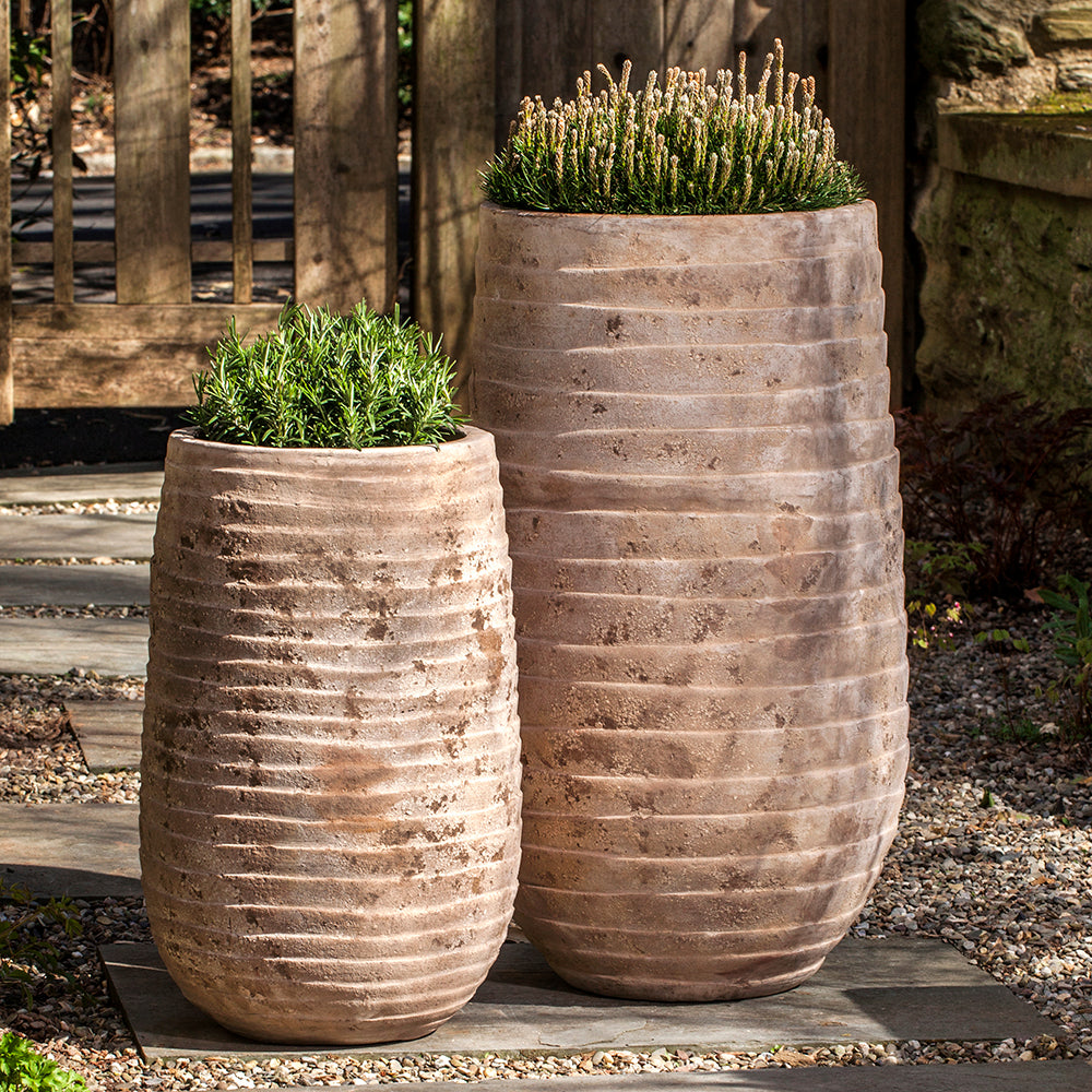 Tall Ipanema Planter - Antico Terra Cotta