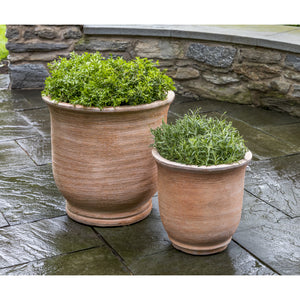 Terra Cotta Urn Planters - Set of 2