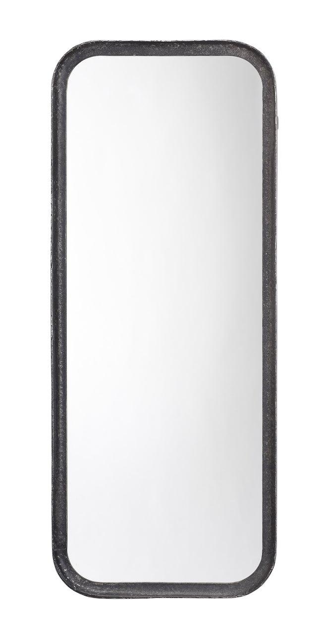 Capital Mirror - Black Distressed Metal