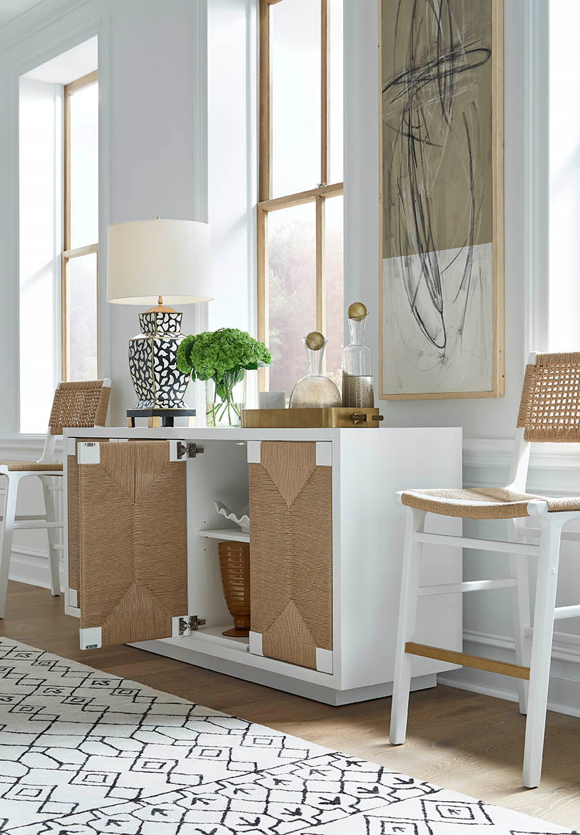 Melrose Cabinet in White Lacquer