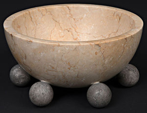 Bala Bowl - White Marble