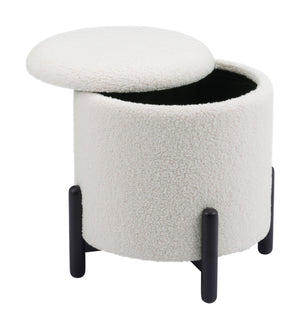 Calistoga Ottoman Ivory