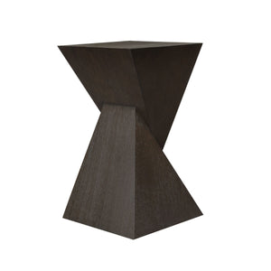 Scout Dark Espresso Oak Sculptural Table