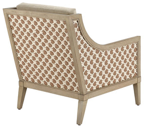 Currey and Company Bramford Natural Chair - Light Wheat/Ivory/Tan