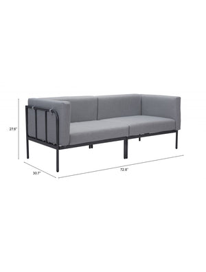 Cancun Sofa Dark Gray