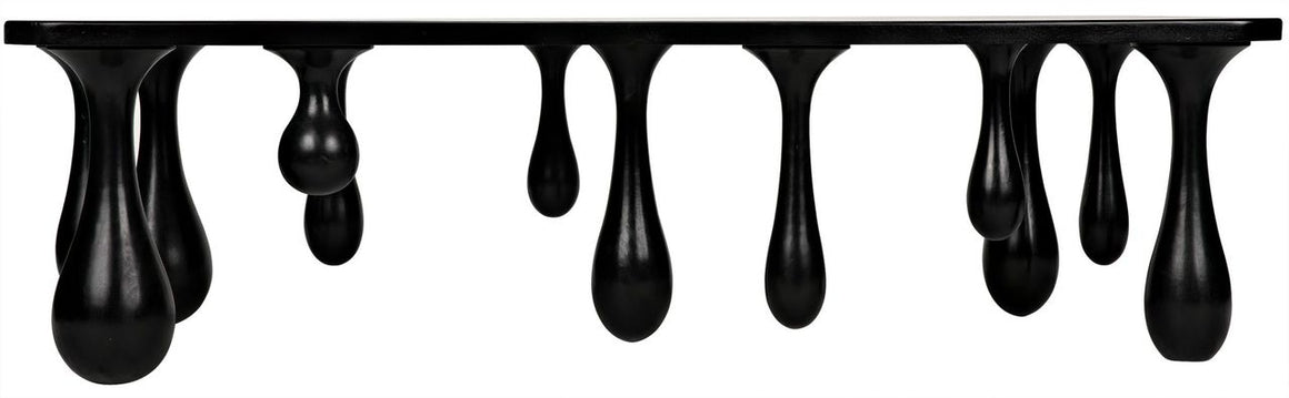 Drop Coffee Table - Hand Rubbed Black