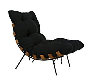 Hanzo Chair with Metal Legs, Teak