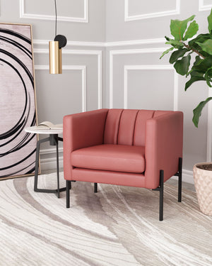 Jess Accent Chair Rust