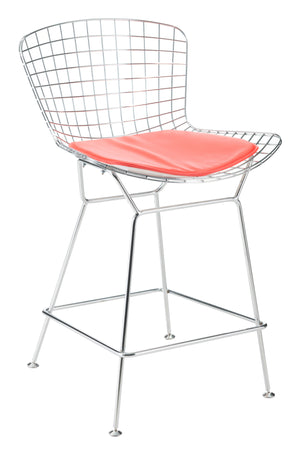 Wire Mesh Cushion- Red