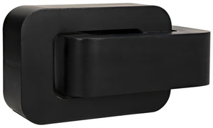 Nodum Accent Table - Black Metal
