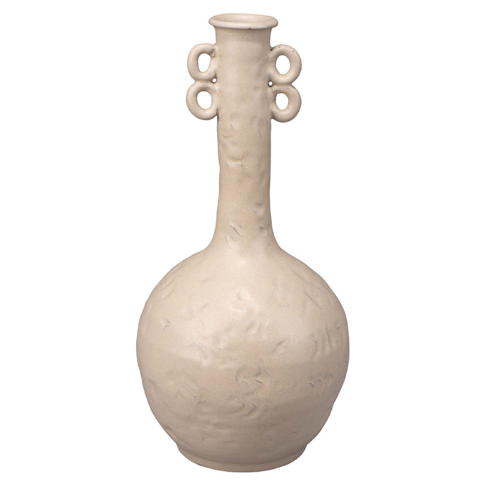 Hand Crafted Long Neck Ceramic Vase – Large