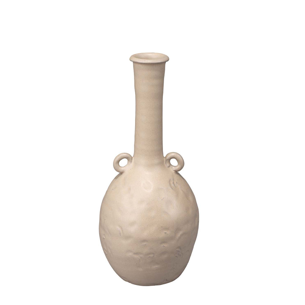 Hand Crafted Long Neck Ceramic Vase – Small