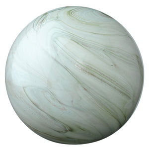 Large & Small Cosmos Hand Blown Glass Balls - Sage Green